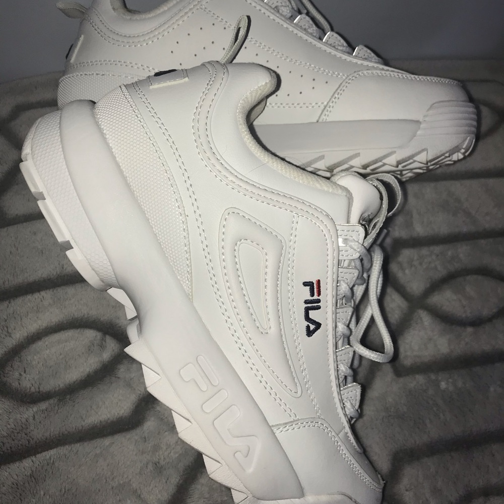 White fila sneakers